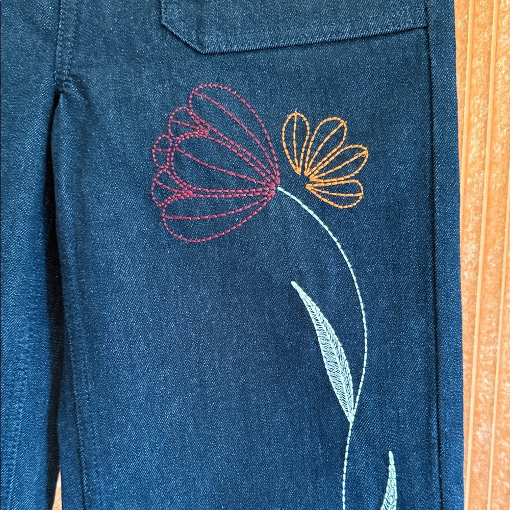 Seventy + Mochi Floral Queenie High Rise Wide Leg Jeans - Picture 4 of 8
